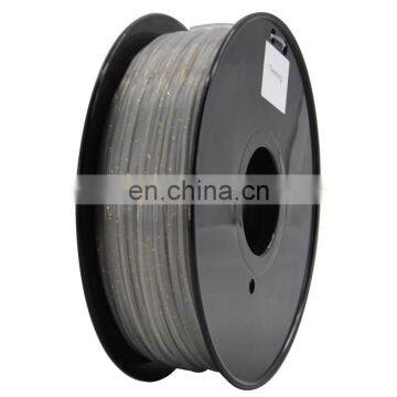 NO bubble For desktop FDM 3D Printer Filament 1.75mm twinkling transparent