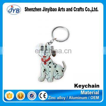 Promotional Dog Advertising PVC Key Chain For Christmas Gifts