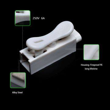 Quick-Connect Plastic LED Terminal Block Connector Cable Clamp Terminal Block Spring Connector photo-3