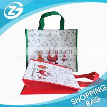 Special Festival Celebration Merry Christmas Wholesale Cheap Promotion Plain Custom PP Lamination Coated Non Woven Gift Bags