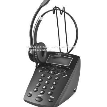 China BN200 business telephone + CS11 business telephone headset for call center