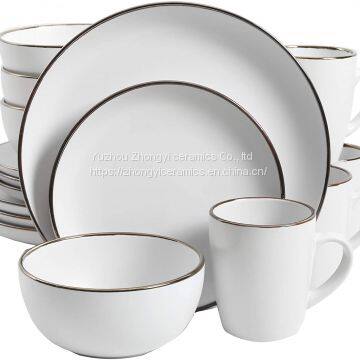 Home Daily Use Ceramics Dinnerware of 16pcs Dinnerware photo-4