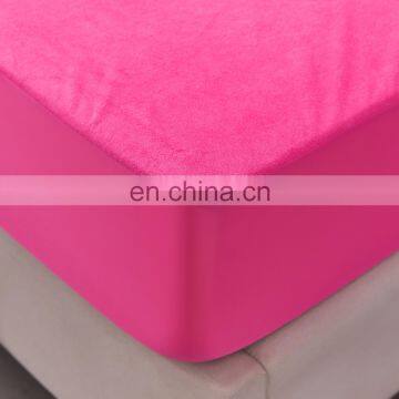 Custom Quilting Printed Smooth Luxury or Elastic Straps Style Waterproof Home Textile Mattress Pad Cover Protector photo-4