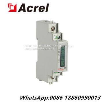 Acrel ADL10-E/C  single phase lcd display Din rail smart energy meter with rs485 communication