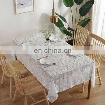 Classic White Wedding Lace Tablecloth Lace Tablecloth photo-4