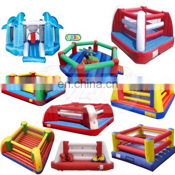 cheap kid game party rental arena inflatable battle zone wrestling boxing ring for sale