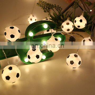 New Fashion Indoor Battery Operated Football Kids Fairy String LED Lights