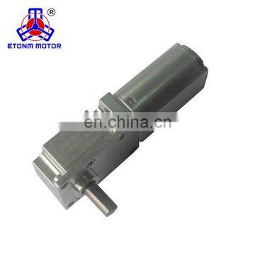 ET-WGM34 Very small right angle gearbox 30RPM - 76RPM dc worm metal gear motor 6v   mini gear motor   gear reduction motor