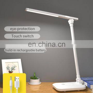 High-grade USB Chargeable Learning Touch Bedside Lamp With Mobile Stand Function photo-5