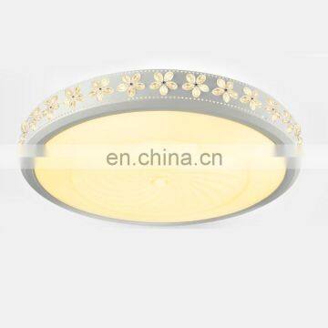 Round Bedroom Acrylic LED Ceiling Lamps Bauhinia Warming Dining Room Lights photo-3