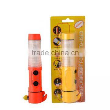 Customized new arrival led flashlight with led on side