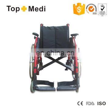 Manual Folding Aluminum Wheelchair for Disabled and Elderly photo-4