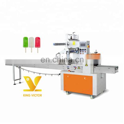 Horizontal small ice lolly popsicle filling packing packaging machine