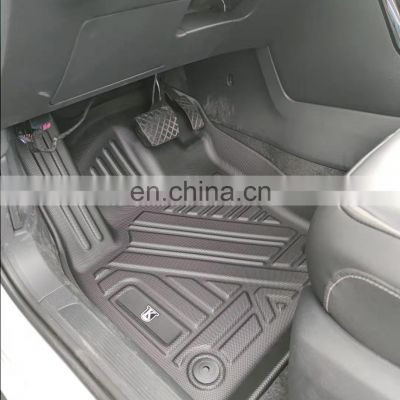 3D TPE Auto foot mat carpet custom waterproof for Toyota IZOA 2018-2021