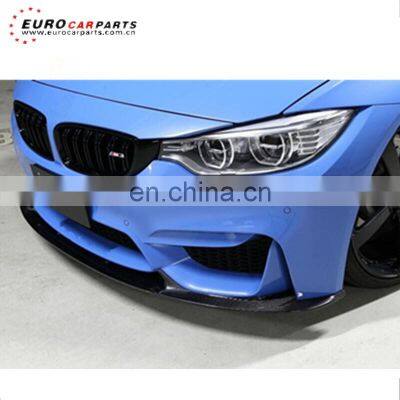 F80 M3 3D style front lip carbon fiber material fit for F80/F82 M3/M4