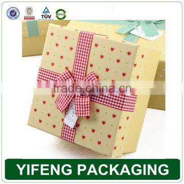 Wholesale Custom Printed Decorative China Recycled Handmade Empty Christmas Gift Boxes With Ribbon Bow photo-6