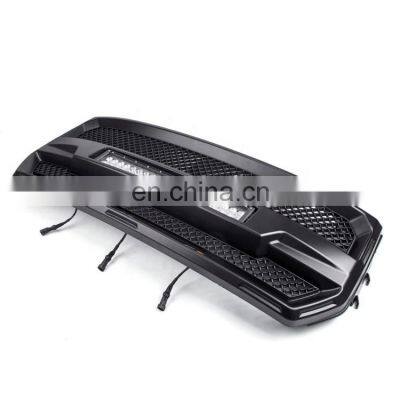 Fits F150 2015-2017 Front Upper Grille Raptor Style With LED Light Bar photo-2