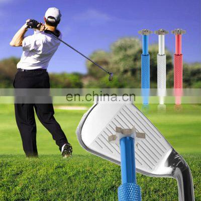 Golf Club Sharpener Accessories Groove Wedge Cleaner V U Blade Cutters Head Iron Grooves Cleaning Tool