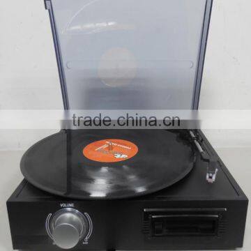 DS-2011 Modern Turntable& Vinyl Record Player With Cassette/3 Speed