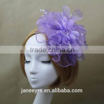 Custom Design Ladies Bridal Hair Accessories Fascinator For Wedding
