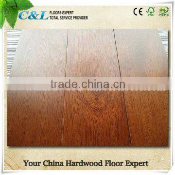 High quality wide plank tropical merbau solid wood flooring