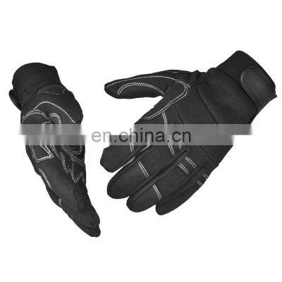 High Quality Industrial Construction Leather Mechanic Work Hand Gloves Flexible Safety Mechanical Glove