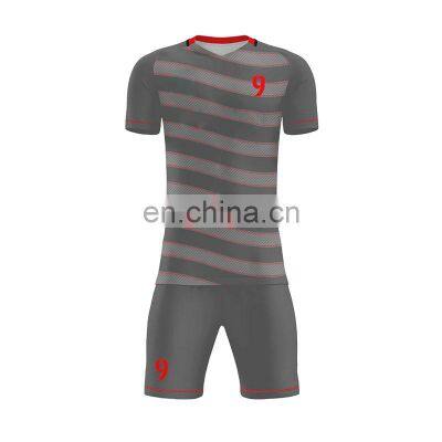 Latest Jersey Designs Soccer Uniform Custom Printing Logo Soccer Team Wear Set