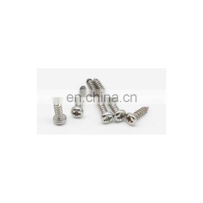 Stainless steel 304 316L Pan-head cross recessed self tapping screw