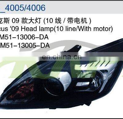For Ford Focus Headlamp 2009 Head Light Auto Headlamp Headlights Car Headlamps