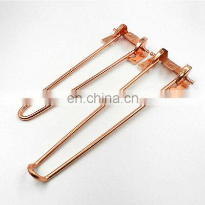 Factory Folding Hairpin Metal Legs Feet Heavy Duty Furniture Legs Folding Table Legs IRON for Coffee Tea Table