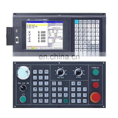 4 axis mini cnc milling machine/cnc control panel for cnc wood cutting machine board plc programming atc