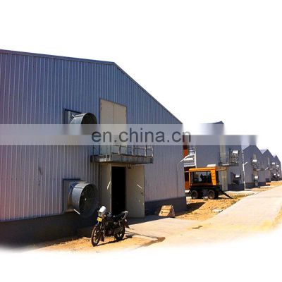 Cheap Steel Structure Poultry Farm In China Poultry Equipment Chicken Farms