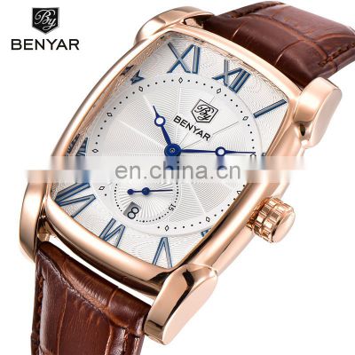 OEM BENYAR BY-5114M High Quality Luxury Men Brand 30m Waterproof Quartz Watches Men Fashion Benyar Watch