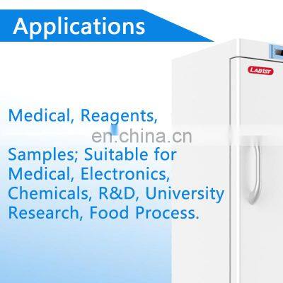 Commercial Ultra Low Temperature -40 Cold Blood Bank Vaccine Storage Large 50 100 200 Liter Medical Refrigerator Deep Freezer