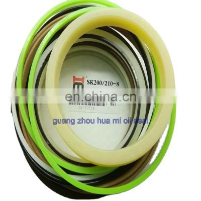 Excavator oil seal SK200-8 hydraulic cylinder seal kit  YN01V00052R300 YN01V00103R300 YN01V00151R3