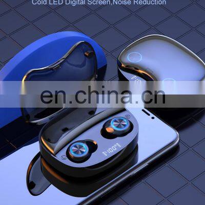 Наушники TWS 2021 TW90 с LED-дисплеем, 1800 мАч, сенсорными, беспроводными, 9D-стерео, для спорта, наушники tws photo-5