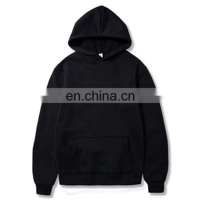 High quality hooded Hoodies for Men cotton Fabric Pullover hoodie plus size Cotton Blank Design