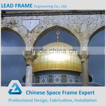Prefabricated Fiberglass Roof Steel Structure Mosque Dome photo-5