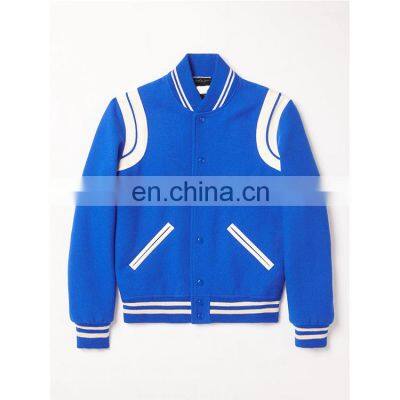 High Quality Stain Varsity Jacket Baseball Letterman Varsity Bomber Jacket for Men Women Fashionable Button Type Varsity Jacket photo-4