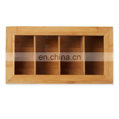 Customized Wholesale Kitchen Organizer Bamboo Storage Box Amenities Pantry Organizer Home Storage & Organization