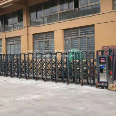 Fully Automatic Door 10 Meters Electric Retractable Door Track Ditching Suitable for Units and Schools photo-3