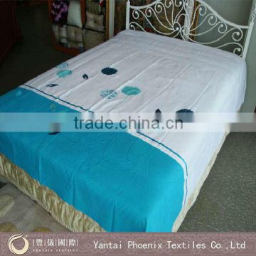 2013 newest embroidery bed sheet for the family