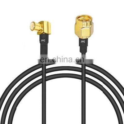 Coax Cable SMA Male to Right Angle MCX Male with Connecting Line rg6 RG178 RG316 15cm 30cm Wire Jumper Low Loss RF Coaxial