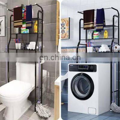 New High Quality Multi-functional Washing Machine Shelf Floor Without Punching Storage Rack photo-3