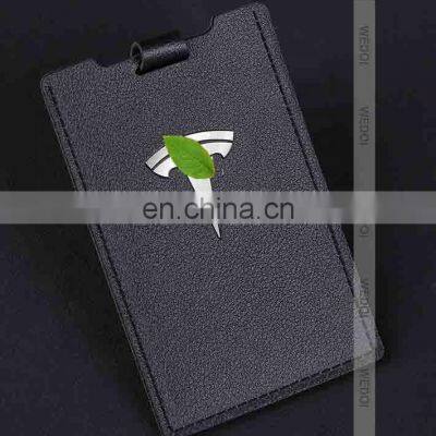 High Quality Leather Key Card Holder Protector Cover Key Chain Bag Case for Tesla Model 3 Y  Key cover Durable Car Accessories