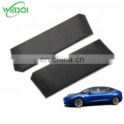 Trunk Side Baffle For Tesla Model Y Trunk Side Divider Board Adhesive Clap board Baffle Divider Accessories