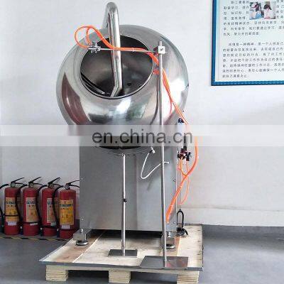 Automatic Commercial Mini Dragee Ice Cream Chocolate Food Donut Breading Coating Machine photo-3