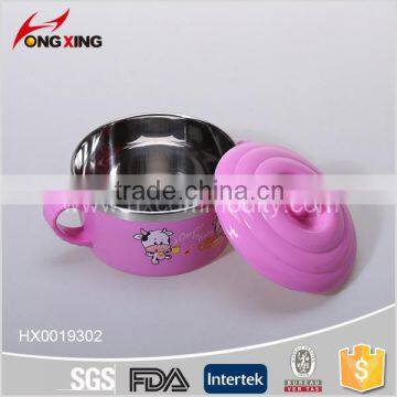 Colorful Stainless Steel Bowl With Landles and Lid Supplier's Choice photo-3