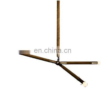 Modern Minimalist Designer Arrow Decorative Pendant Lamp Black Iron Body with Warm White Light for Bar Shop Art Chandelier