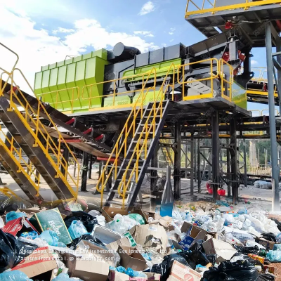 ZhengZhou ZhongCheng Environmental Equipment Domestic Waste Picking Sorting Waste Treatment Machinery /RDF Making Equipment Manufacturing Line